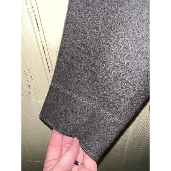 Talbots Shirt Jacket Womens Large 100% Wool Army Green Shacket Gorpcore Utlility - Picture 3 of 7